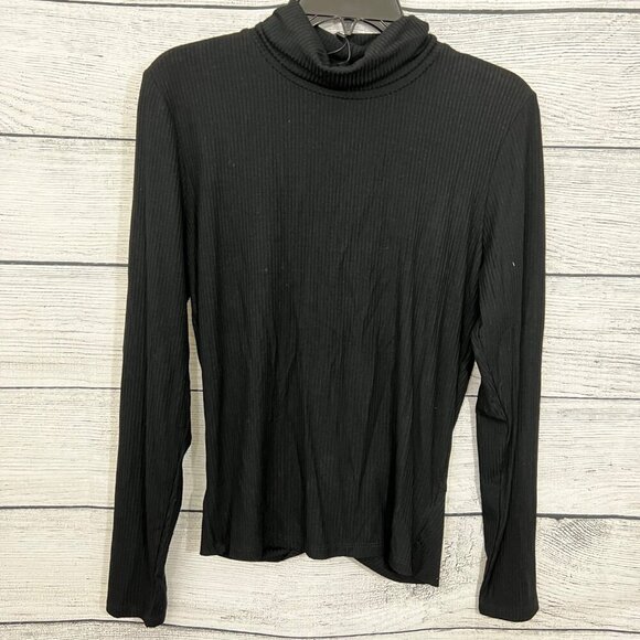 NWT Joe's Jeans Harriette Ribbed Knit Knot Back Turtleneck Size L - Picture 1 of 4